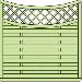 FENCING - Elevation drawing 6x6 concave