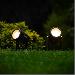 LOG CABINS - Solar powered spot lights - no running costs