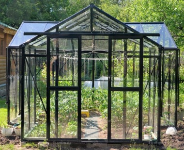 Large Aluminium Orangery 342 - Valley Roof, Box Section Large Aluminium Orangery 342 - Valley Roof, Box Section