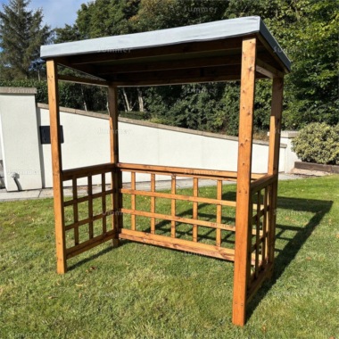 Barbecue Shelter 458 - Grey Showerproof Canopy, Fully Assembled, FSC® Certified Barbecue Shelter 458 - Grey Showerproof Canopy, Fully Assembled, FSC® Certified