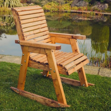 Rocking Chair 733 - Brown Finish