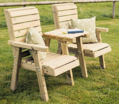 2 Seater Companion Set 940 - High Back, Square Tray 2 Seater Companion Set 940 - High Back, Square Tray