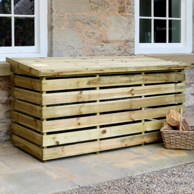 Log Storage Chest 839 - Pressure Treated, PEFC Certified