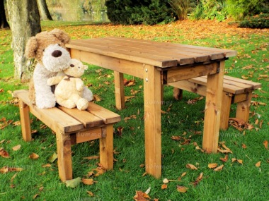 Kids Dining Set 714 - 2 Benches, Fully Assembled, FSC® Certified Kids Dining Set 714 - 2 Benches, Fully Assembled, FSC® Certified