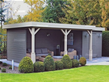 Gazebo 390 - With Integral Storage, EPDM Roof Gazebo 390 - With Integral Storage, EPDM Roof