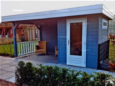 Gazebo 396 - With Integral Summerhouse, EPDM Roof Gazebo 396 - With Integral Summerhouse, EPDM Roof