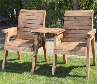 2 Seater Companion Set 267 - Tray Table, FSC® Certified 2 Seater Companion Set 267 - Tray Table, FSC® Certified