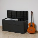 Plastic Storage Box 386 - High Density Polypropylene, Black Plastic Storage Box 386 - High Density Polypropylene, Black