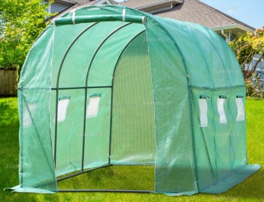 Polytunnel 270 - Reinforced Cover, Six Windows Polytunnel 270 - Reinforced Cover, Six Windows