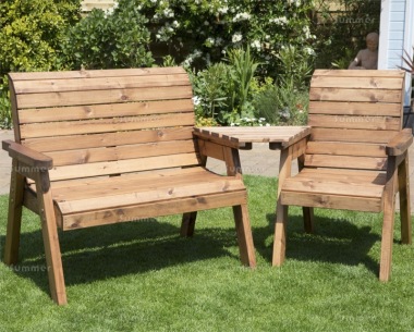 3 Seater Companion Set 281 - Tray Table, FSC® Certified 3 Seater Companion Set 281 - Tray Table, FSC® Certified