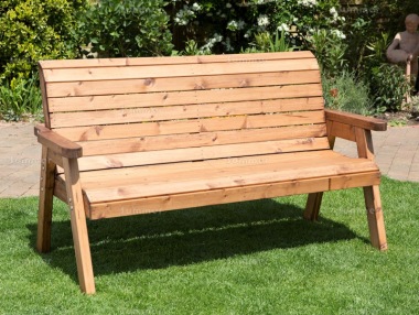 3 Seater Bench 436 - High Back, Fully Assembled, FSC® Certified 3 Seater Bench 436 - High Back, Fully Assembled, FSC® Certified