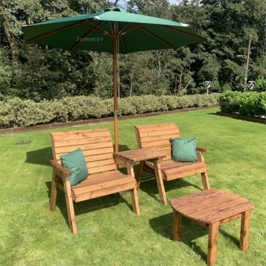 2 Seater Companion Set 517 - Square Tray, Table, Fully Assembled, FSC® Certified 2 Seater Companion Set 517 - Square Tray, Table, Fully Assembled, FSC® Certified