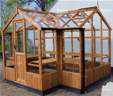 Thermowood Orangery 225 - Valley Roof, Toughened Glass, Fitted Free Thermowood Orangery 225 - Valley Roof, Toughened Glass, Fitted Free